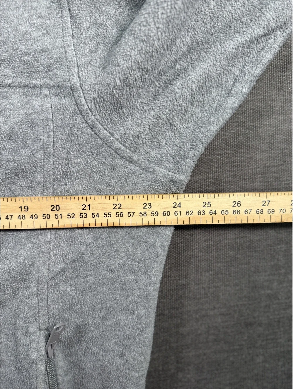 Columbia Sportswear Company Gray Fleece Full-Zip Jacket Large